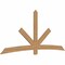 Ekena Millwork Alberta Timber Gable Bracket, Western Red Cedar, 108"W x 49"H x 1 1/2"D x 5 1/2"F, 11/12 Pitch GBW108X49X0206ALB00SWR - alternate 5